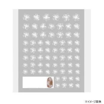 TSUMEKIRA(ツメキラ) ネイルシール es filerプロデュース オーガンジーフラワー2 ホワイト ES-FIL-005