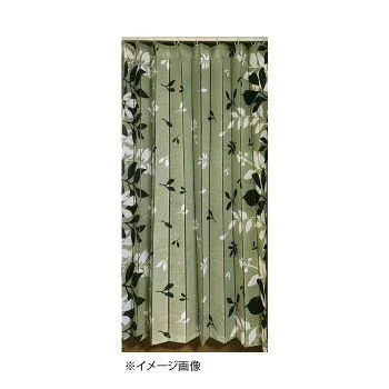 アコーディオン間仕切り約140×170cm リーフGR M5362