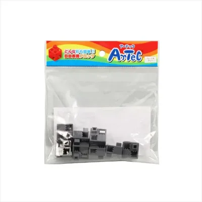 【教育・教材】AR4521718777702 アーテック Artecブロック ハーフA 8P グレー