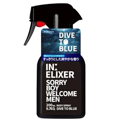 【コスメ】K-8809713361895 イネリクサー INELIXER ボディスプレー 200ml ダイブトゥーブルー 【化粧品・香水 メンズ向け】