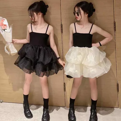 ワンピース キッズ 女の子 夏 吊り下げドレス ノースリーブ コットン プリンセス 森ガール レース かわいい お出かけ お呼ばれ