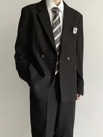 ジャケット メンズ テーラードジャケット ブレザー スクールブレザー 学ラン DK風 制服 アウター 春秋物 長袖 ゆったり 軽い カジュアル 通学 通勤用