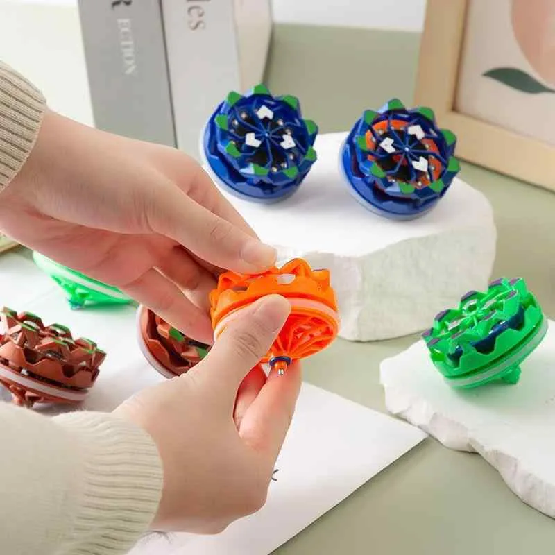 ハンドスピナー 光る スパーク 火花 発光 回転 ストレス解消 指先 リラックス グッズ 減圧 暇つぶし 玩具 おもちゃ