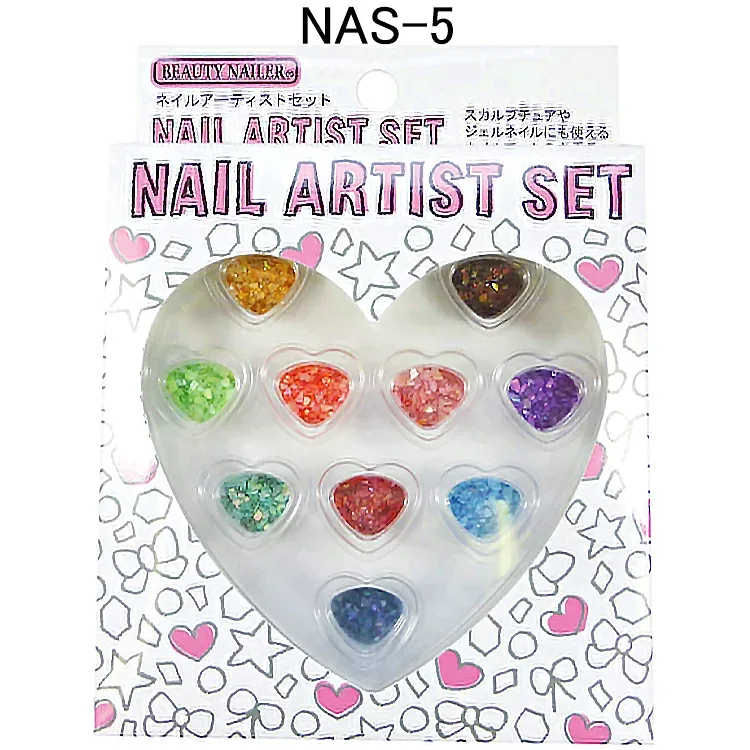 BN ネイルアーティストセット10種類のネイルアートグッズ シェル【メール便OK】(NAS-5)