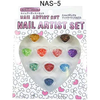 BN ネイルアーティストセット10種類のネイルアートグッズ シェル【メール便OK】(NAS-5)