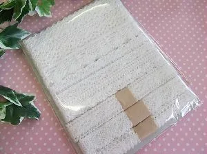 レース 福袋 手芸 キット【3種類からお好きに選べる福袋】 トーションレース 手芸1m×8柄入ってお得なセット♪(100028)