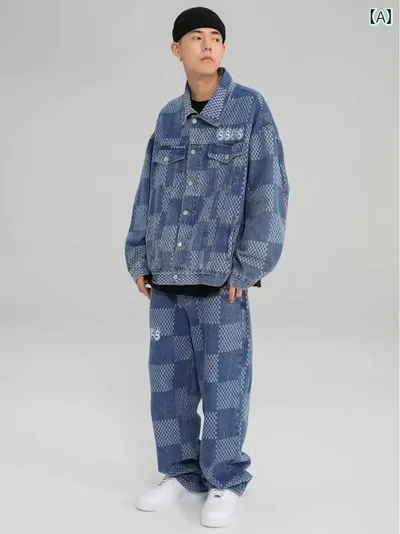セットアップ メンズ 男性用 ブルゾン ジャケット ワイドパンツ 上下セット 2点セット 部屋着 普段使い カジュアル 韓国