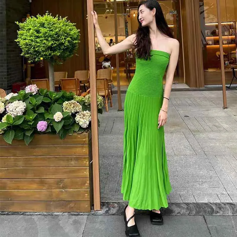 ワンピース レディース ロング丈 ビスチェ風 フレンチスタイル 大人かわいい 春夏 スリム フィット ラップ風 無地 エレガント デート お呼ばれ 通勤 普段使い フェミニン きれいめ 体型カバー ノースリーブ 高級感