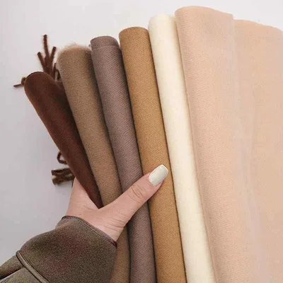 Muffler, Women's Shawl, Stole, Cashmere Touch, Plain, Fringe, Warm, Large, Thick, Cold Protection, Everyday Use, Commuting to School, Travel, Gift, Present, Autumn, Winter, Red