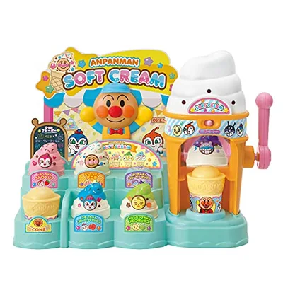 アンパンマン くるんとポン! おしゃべりフレーバー♪ アンパンマンのソフトクリームやさん 送料 無料