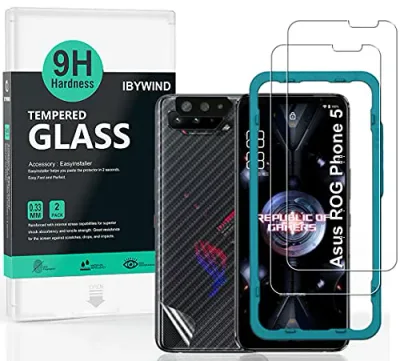 ガラスフィルム Ass Ro phone 5/5 ro/5 Ultiate 用 強化 ガラス 保護 フィルム 枚セット カメラレンズプロテ ク