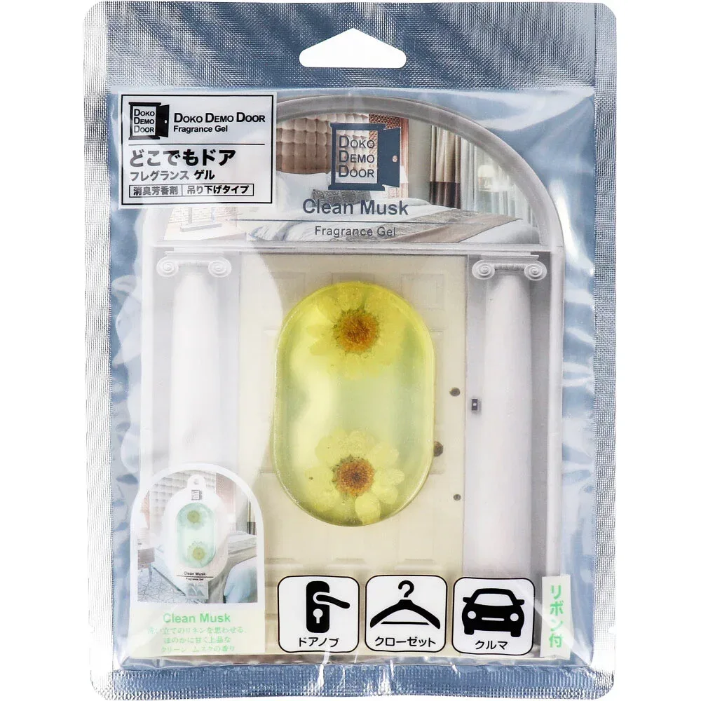 どこでもドアフレグランスゲル クリーン ムスク 15g×48