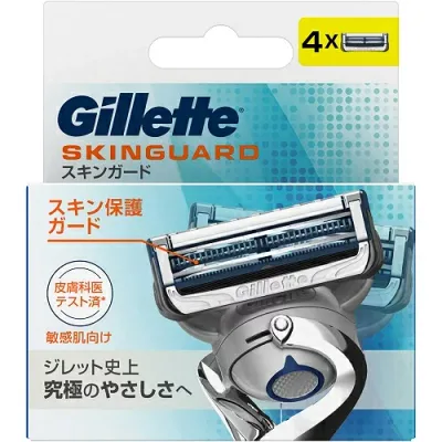 ジレット スキンガード マニュアル 替刃 4個入