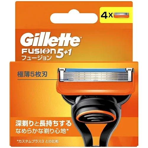 ジレット フュージョン マニュアル 替刃 4個入