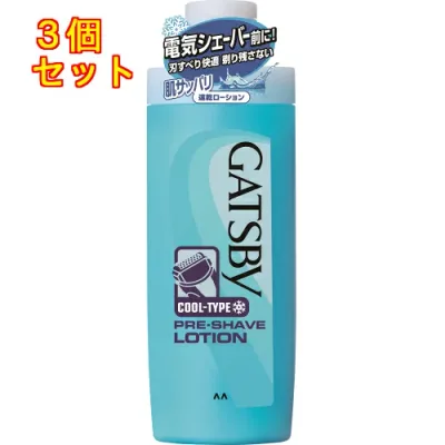 GATSBY ギャツビー プレシェーブローション 140ml×3個