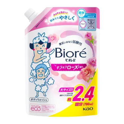 花王 ビオレu キラキラローズの香り つめかえ用 780mL