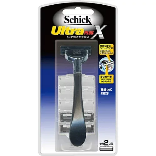 シック ウルトラプラス×ホルダー 替刃 2コ付×60個※取り寄せ商品 返品不可