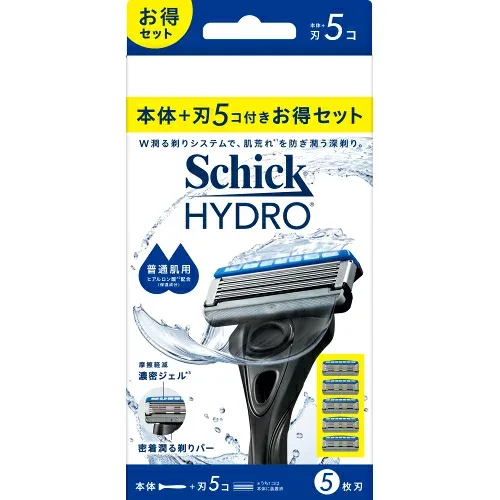 シック ハイドロ 普通肌 コンボパック(本体+刃) 本体+刃5個