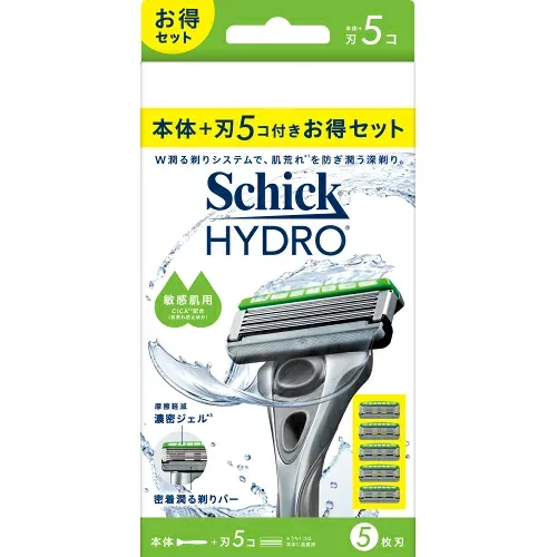 シック ハイドロ 敏感肌 コンボパック 本体+刃5個