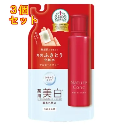 ネイチャーコンク 薬用クリアローション つめかえ 180mL×3個