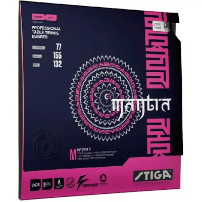 STIGA スティガ テンション系裏ソフトラバー MANTRA M マントラ M レッド 厚 卓球ラバー 1708160519 ラフィートスポーツ