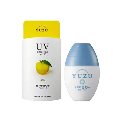 日焼け止め 無添加|YUZU UVプロテクトミルク 30mL SPF50+ PA++++ 日焼け止め ノンケミカル 石けんオフ 耐水性 柚子の香り 日本製 顔用 敏感肌対応 軽い 日焼け止め 耐水性 UVクリーム 顔用 日焼け止め ナチュラル UVミルク