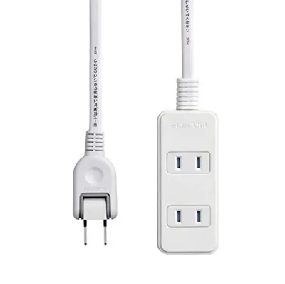 【マラソン最大46倍】エレコム 電源タップ 雷ガード スウィングプラグ ほこりシャッター付 3個口 3m ホワイト T-KST02-22330WH