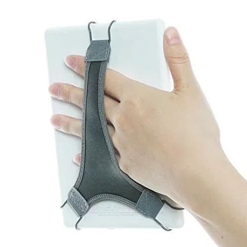 タブレットハンド タブレットストラップ タブレットゴムバンド 片手持ち タブレットリング ハンドストラップ タブレット用 フィンガーグリップ ソフトPU付き Kindle Eリーダー対応 Kindle e-Reader 6インチ / Kindle Paperwhite/Kindle Voyage/Kindle Oasis/N...