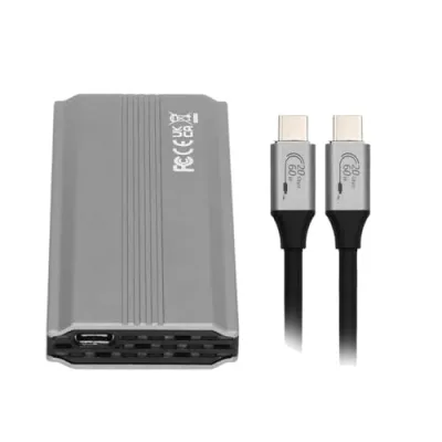 タイプ C USB3.2 USB4 20Gbps から M キー M.2 NGFF NVME SATA SSD PCBA エンクロージャ 2280 /2242 /2260mm RTL9220 送料無料