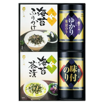 【 人気 ギフト 送料無料 】 やま磯 味のり 卓上バラエティ セット 有機丸大豆醤油 ゆかり しそ風味のり 海苔茶漬 海苔ふりかけ