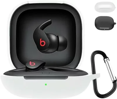 Beats Fit Pro ケース 2023 Beats Fit Pro 用カバー シリコン ケース 全面保護カバー キズ防止 耐衝撃 装着充電可能 防水 防塵 紛失防止 カラビナ付きBeats Fit Pro case