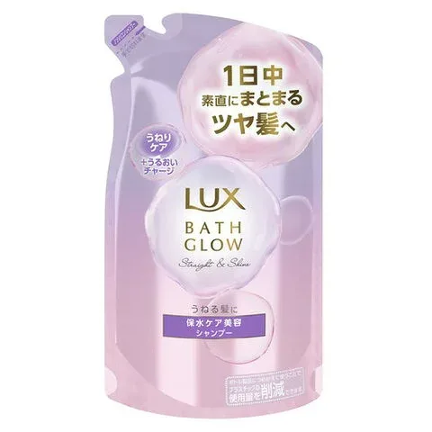 【12個セット!】【送料無料!】ラックス バスグロウ ストレート&シャイン シャンプー つめかえ用 350g 【ユニリーバ】