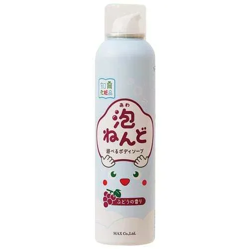 【在庫限り!】【送料無料!】泡ねんど 遊べるボディソープ ぶどうの香り 160g【マックス】