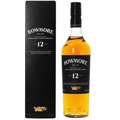 ボウモア 12年 40度 箱付(角箱) 並行 700ml 包装不可