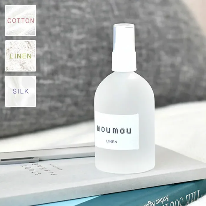 moumou ムームー ピローミスト 100ml アロマスプレー ピロースプレー 枕 シーツ ファブリック 布製品 おしゃれ コットン 人気 シルク リネン 日本製