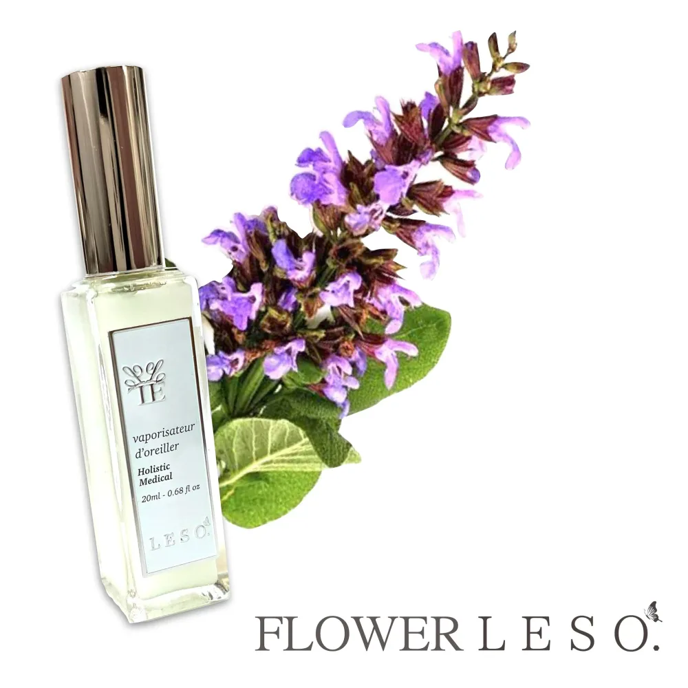 本物の花の香り【 クラリセージ 】<フラワー レソット > アロマ スプレー 20ml PMS 女性ホルモン フローラル フレグランス 香水 枕 カバー 国産 消臭 除菌 寝具 ベッド 睡眠 おやすみ ルーム leso. ガーデン 誕生日 父 母 デー ギフト プレゼント