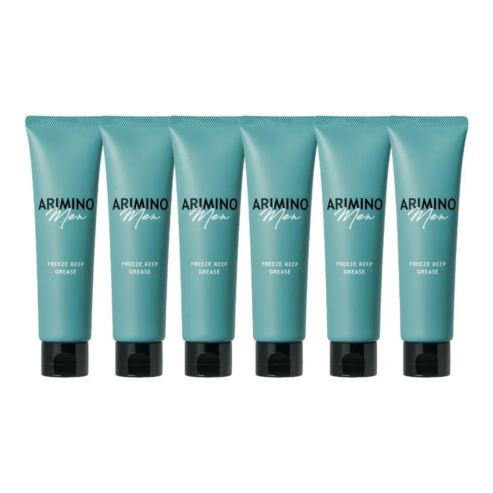 6個セット アリミノメン フリーズキープ グリース 100g ヘアスタイリング ワックス メンズ