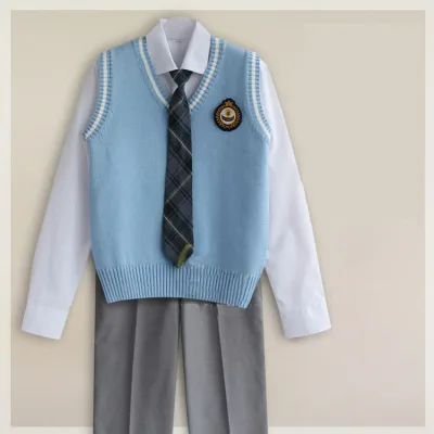 男の子 スーツ 高校生制服 男子高生 卒業式 入学式 スーツ 学生服 制服セット 男子高校生 DK制服 制服 5点セット 長袖 上下セット ニットベスト 男子高生制服 発表会 コスプレ コスチューム 衣装 仮装 文化祭