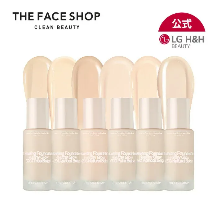 「71%OFF」★790円ポッキリ【楽天1位】【LG BEAUTY 公式】THE FACE SHOP ザ フェイスショップ インクラスティングファンデーション ヘルシーグロウ 35ml Healthy Glow 美肌 ツヤ肌 ベースメイク 潤い 毛穴カバー キープ力 韓国スキンケア 韓国コスメ