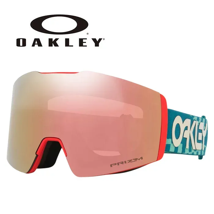 OAKLEY オークリー ゴーグル FALL LINE M/PACIFIC CHEX/PRIZM ROSE GOLD IRIDIUM OO7103-79 25-26モデル