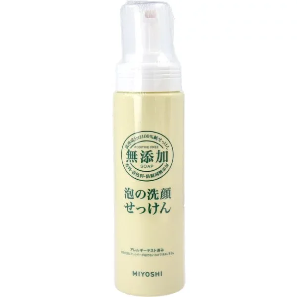 ミヨシ 無添加 泡の洗顔せっけん 200mL