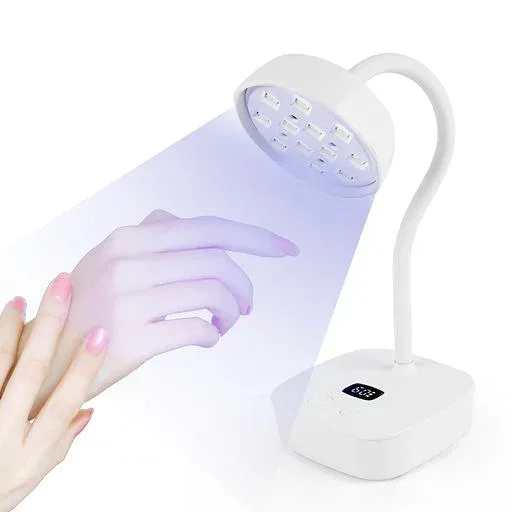 Tanosimi UV LEDネイルライト USB充電式 硬化ライト コードレスジェルネイル 2段階タイマー ネイルドライヤー 12LED 自動感知センサー uvライト レジン用ライト 360°調整可能 高速硬化 セルフ用 …