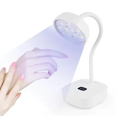 Tanosimi UV LEDネイルライト USB充電式 硬化ライト コードレスジェルネイル 2段階タイマー ネイルドライヤー 12LED 自動感知センサー uvライト レジン用ライト 360°調整可能 高速硬化 セルフ用 …