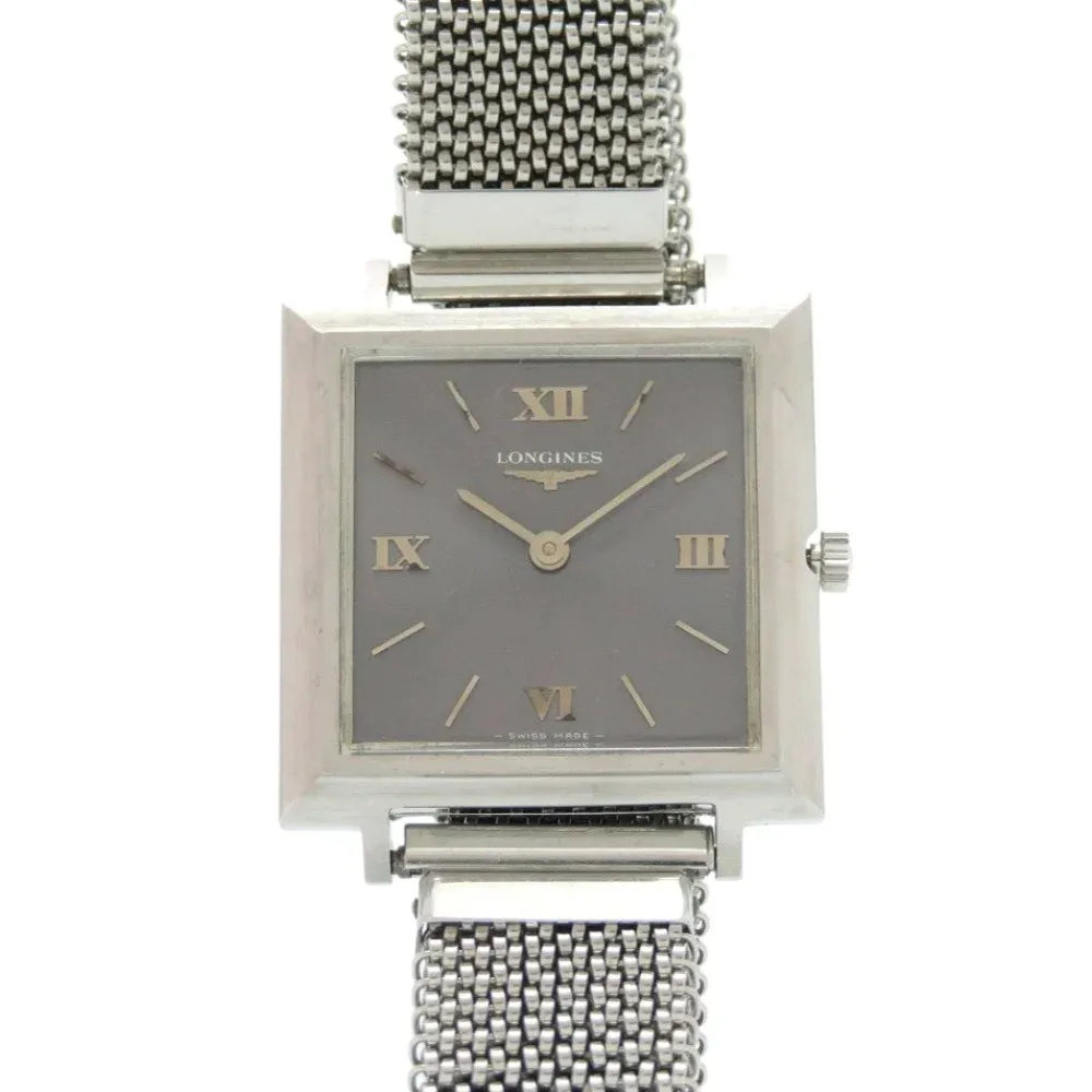 ロンジン 7759.6 SS シルバー 手巻き 腕時計 0571【中古】LONGINES