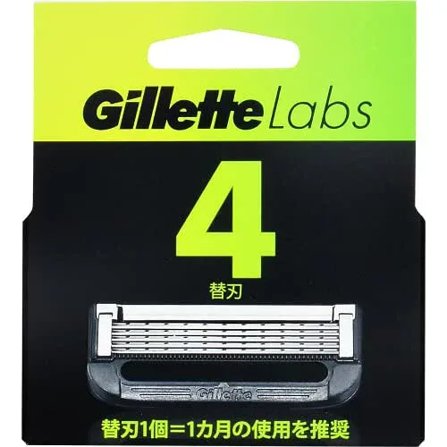 Procter & Gamble ジレット ラボ角質除去バー搭載替刃4B 540-168450-00 P&G