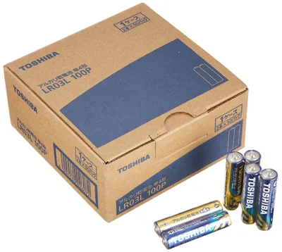 TOSHIBA(東芝) アルカリ乾電池 単4形1パック100本入 LR03L 100P