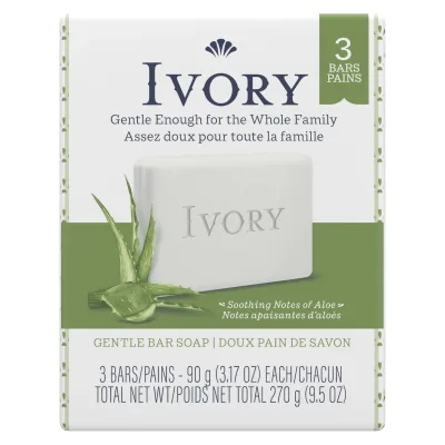 固形石鹸 ボディソープ アイボリー 石鹸3個パック アロエ 90g×3 IVORY アメリカ雑貨 アメリカン雑貨