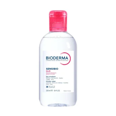 【正規品】ビオデルマ(Bioderma)サンシビオ エイチツーオー D(H2O)250mL 敏感肌用 クレンジング水(洗顔 メイク落とし クレンジングウォーター 敏感肌用 無香料 無着色 エチルアルコール、オイル、パラベン無添加 弱酸性)