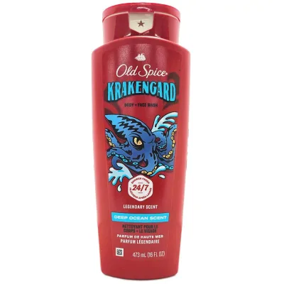 OLD SPICE (オールドスパイス) BODY WASH KRAKENGARD 16oz/473ml ボディウォッシュ ボディソープ メンズ 香り クラーケンガード 【正規輸入品】 【OSS】 (日本語表記のラベル付き)