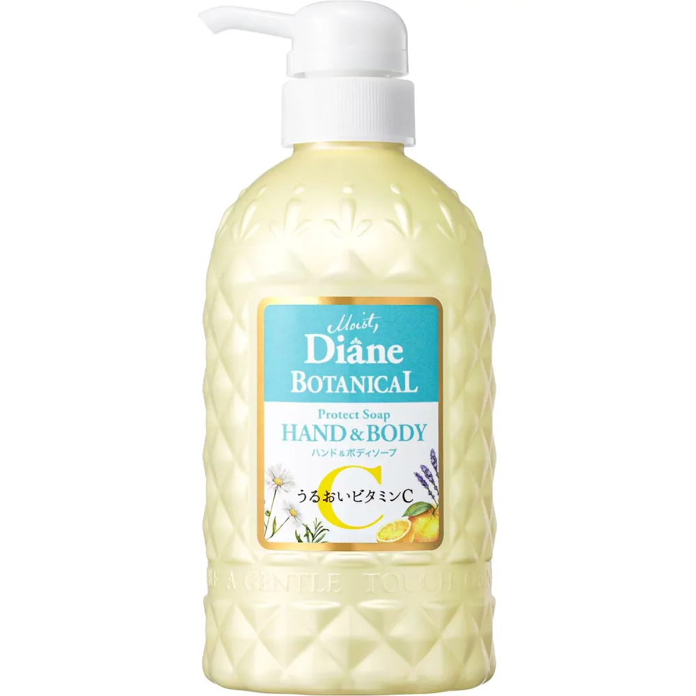 Diane BOTANICAL(ダイアン ボタニカル) ハンド&ボディソープ シトラス&ホワイトティーの香り 500ml【VC×ボタニカルセラミド(保湿)】ビタミンC ボディーソープ